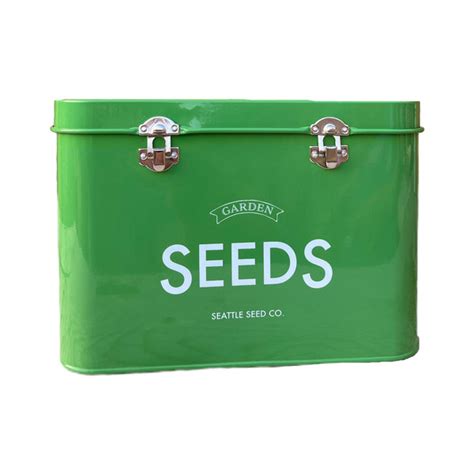 large metal seed box|Deluxe Seed Saving Box – Seattle Seed Company.